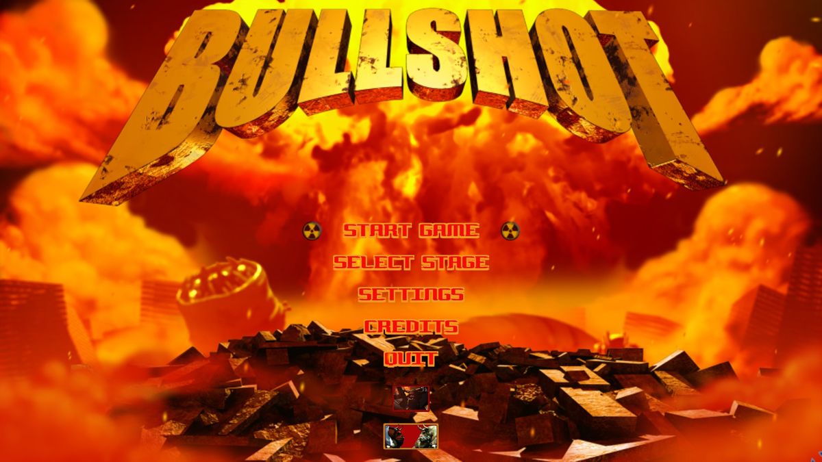 Bullshot (Windows) screenshot: Title screen