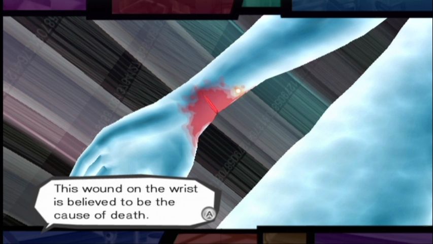 Trauma Team (Wii) screenshot: Examining the corpse as an autopsy.