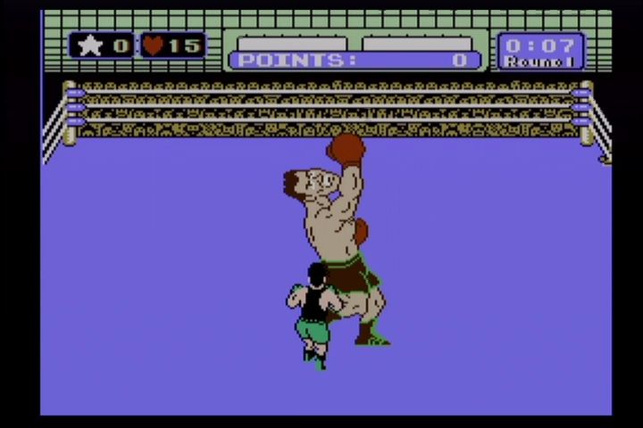 Mike Tyson's Punch-Out!! (NES) screenshot: It's really just Tyson slightly redrawn.