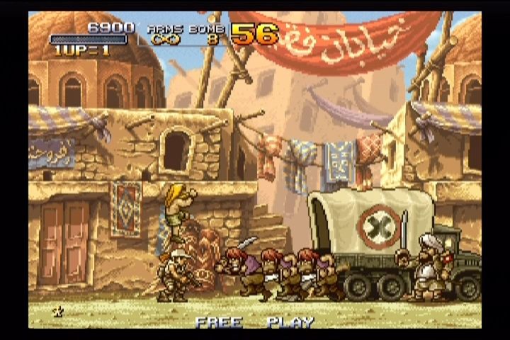 Metal Slug: Anthology (Wii) screenshot: Metal Slug 2