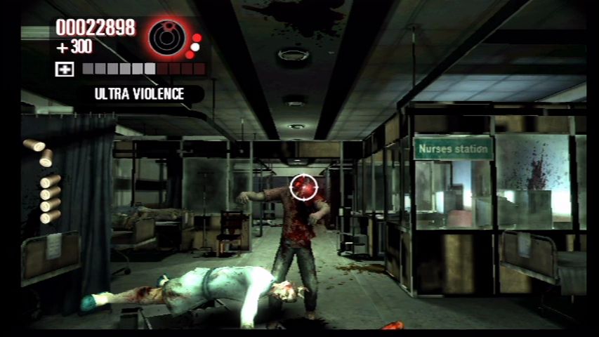 The House of the Dead: Overkill (Wii) screenshot: Shoot accurately to build up combo multipliers.