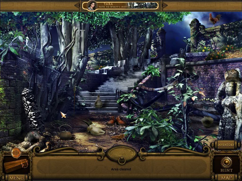 The Dark Hills of Cherai (Macintosh) screenshot: Path to Wyatt's House - cleared