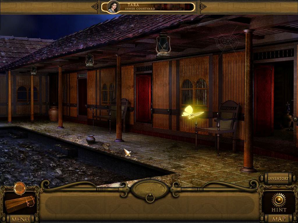 The Dark Hills of Cherai (Macintosh) screenshot: Wyatt's Inner Courtyard