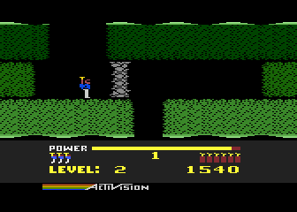 H.E.R.O. (Atari 5200) screenshot: Beginning a level