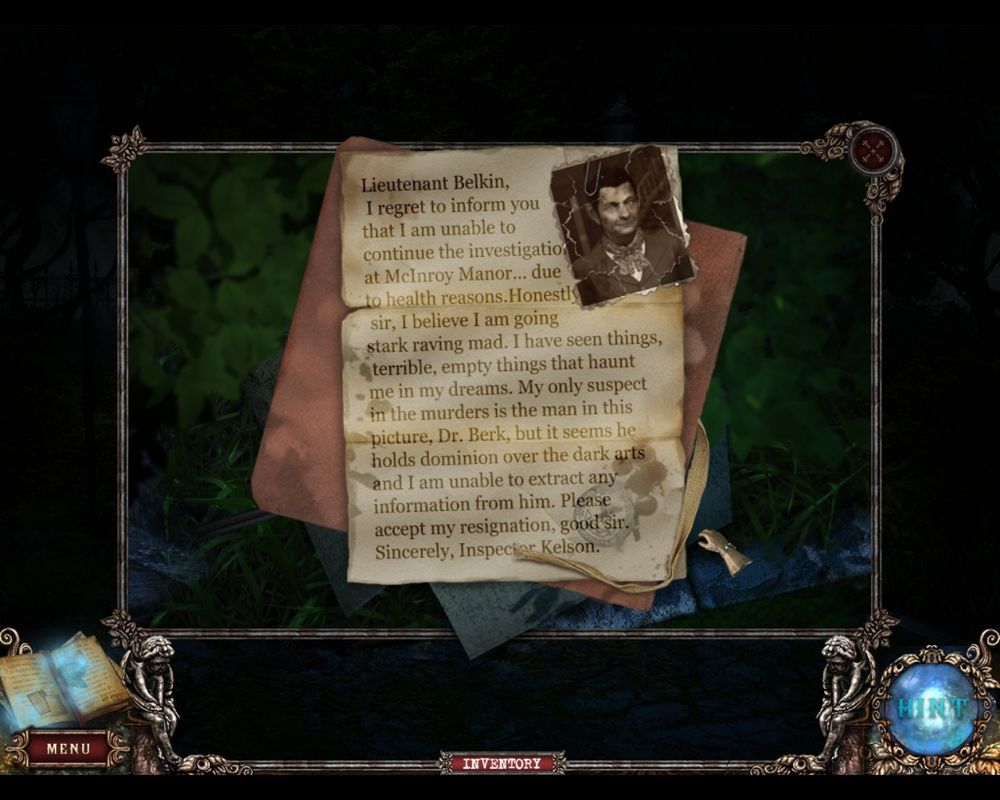 Fear for Sale: Mystery of McInroy Manor (Macintosh) screenshot: Found a package with a another artifact