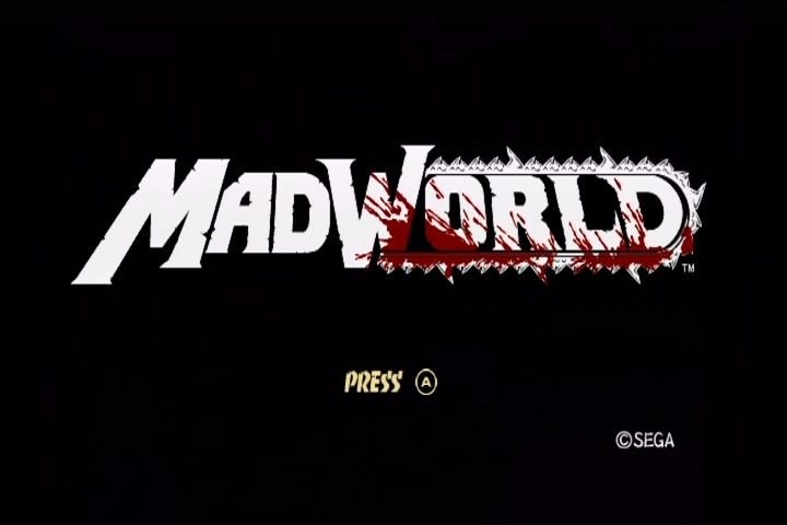 MadWorld (Wii) screenshot: Title screen