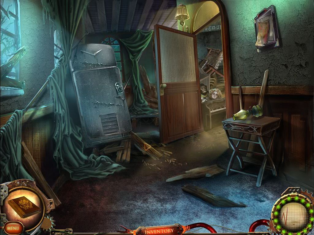 Nightfall Mysteries: Asylum Conspiracy (Macintosh) screenshot: Front Hallway