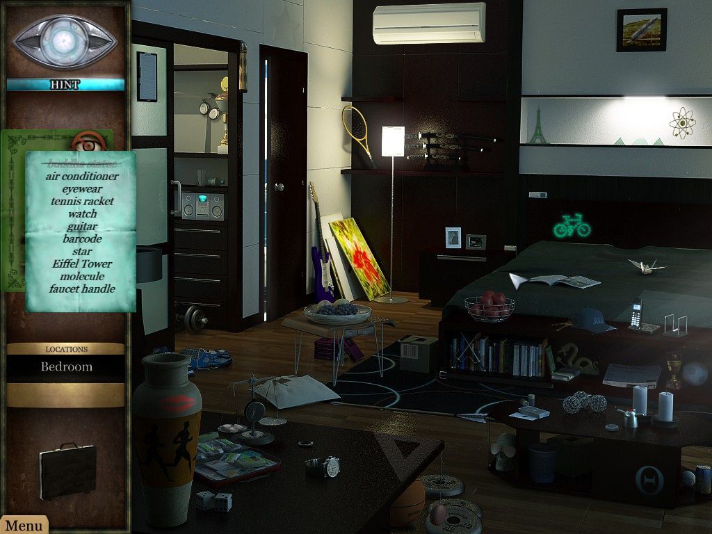 Strange Cases: The Lighthouse Mystery (Macintosh) screenshot: Bedroom - objects