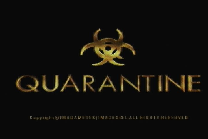 Quarantine (3DO) screenshot: Title screen