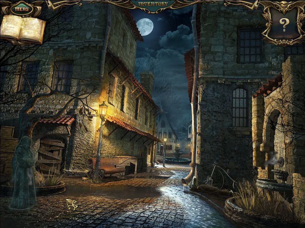 Echoes of the Past: The Castle of Shadows (Macintosh) screenshot: Bewitched Monk