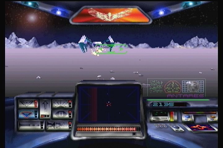 Stellar 7: Draxon's Revenge (3DO) screenshot: Guardian fight.