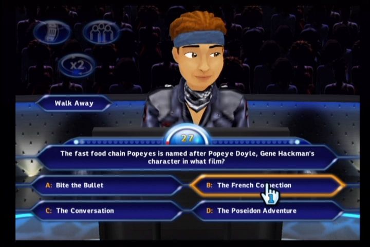 Who Wants to Be a Millionaire (Wii) screenshot: Questions get progressively harder.