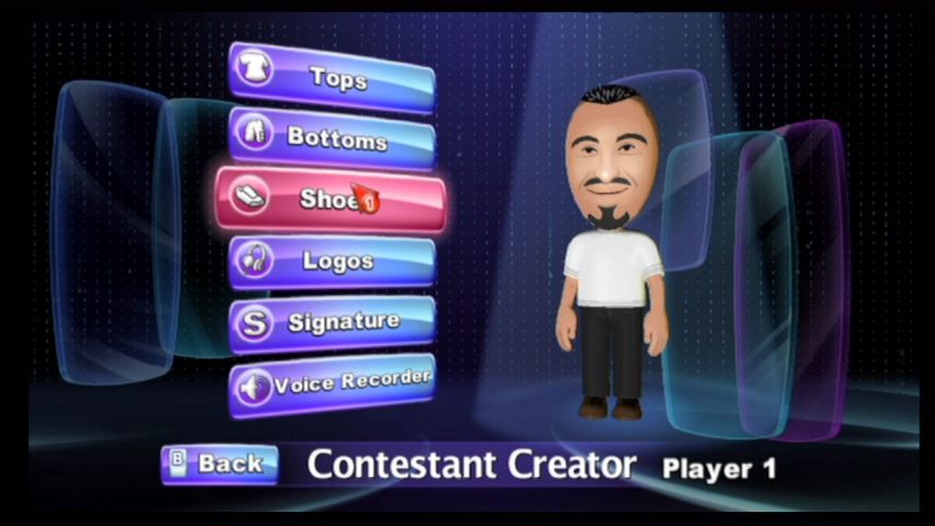 Jeopardy! (Wii) screenshot: Use Miis or create a new character.