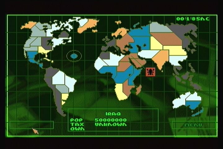 Syndicate (3DO) screenshot: Global menu.