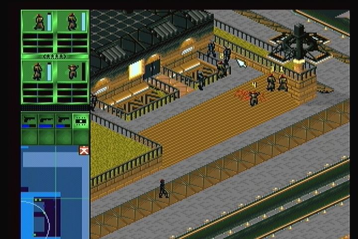 Syndicate (3DO) screenshot: Stopped by the filth.