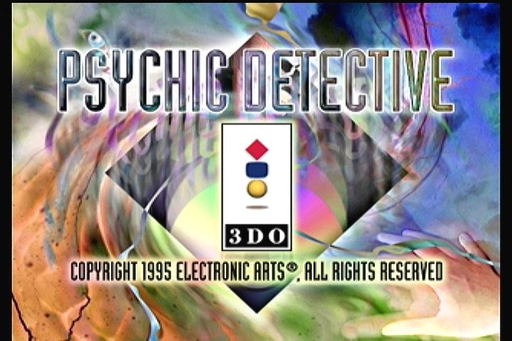 Psychic Detective (3DO) screenshot: Title screen