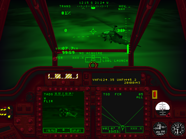 Jane's Combat Simulations: Longbow - Anthology (Windows) screenshot: Get outta my way with 3Dfx!