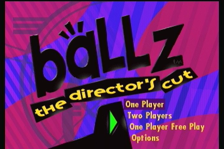 Ballz: The Director's Cut (3DO) screenshot: Title screen