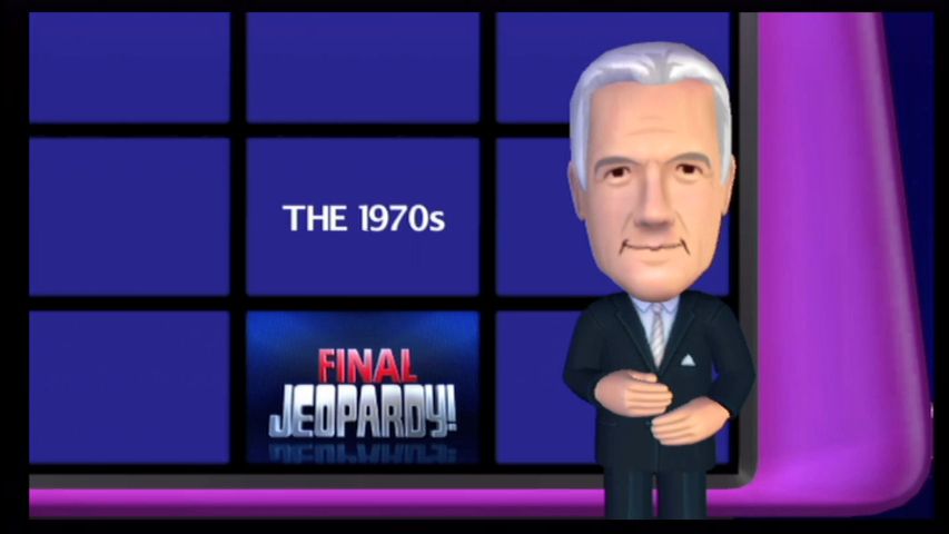 Jeopardy! (Wii) screenshot: Final Jeopardy.