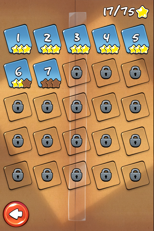 Screenshot of Cut the Rope: Time Travel (iPad, 2013) - MobyGames