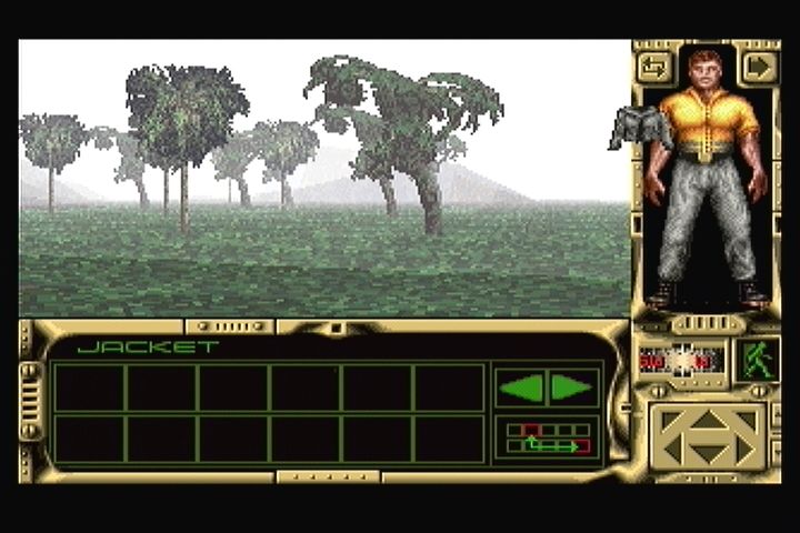 Robinson's Requiem (3DO) screenshot: On the planet, taking our jacket off.