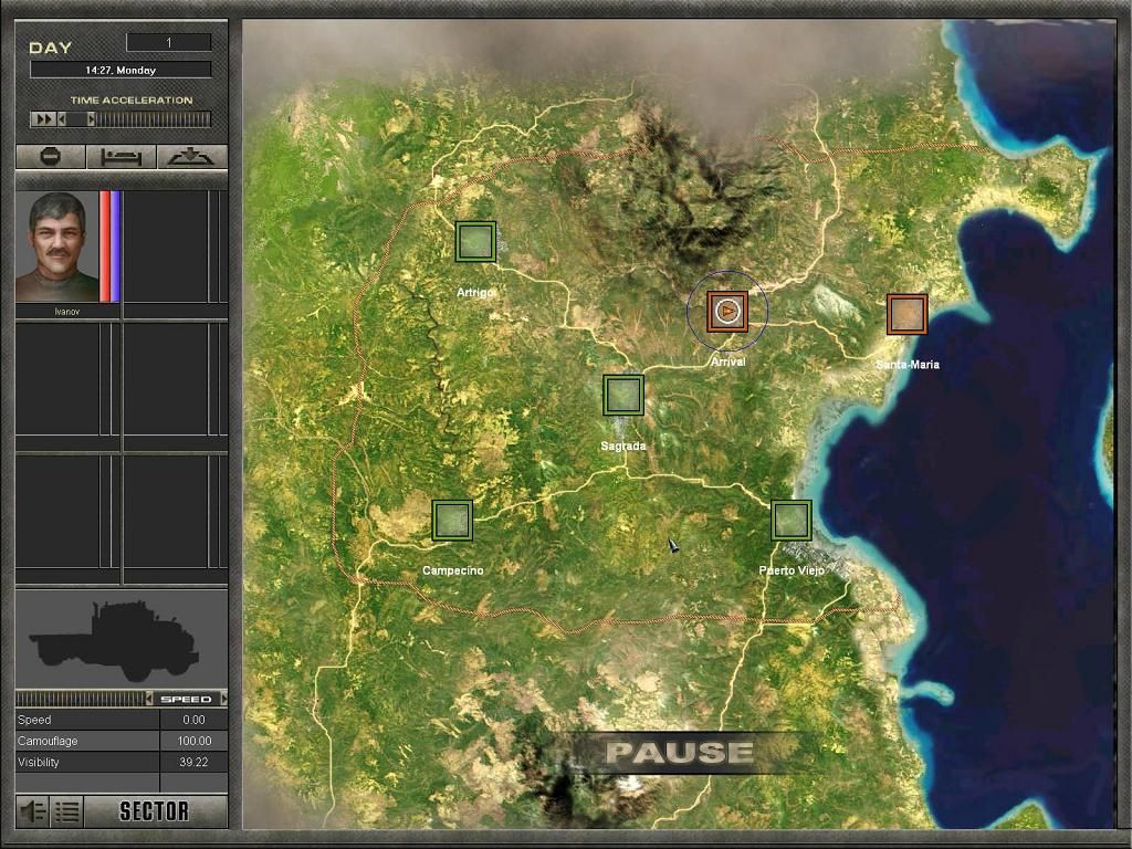 7.62 (Windows) screenshot: Tactical map