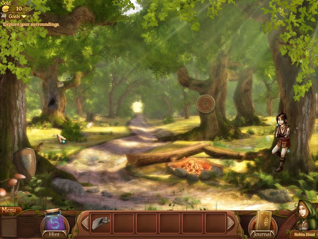 Robin's Quest: A Legend Born (Macintosh) screenshot: Sherwood Forest