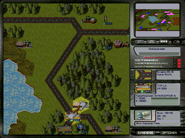 Space Marines: Der stählerne Kaiser (DOS) screenshot: Our enemy restocks ammunition.
