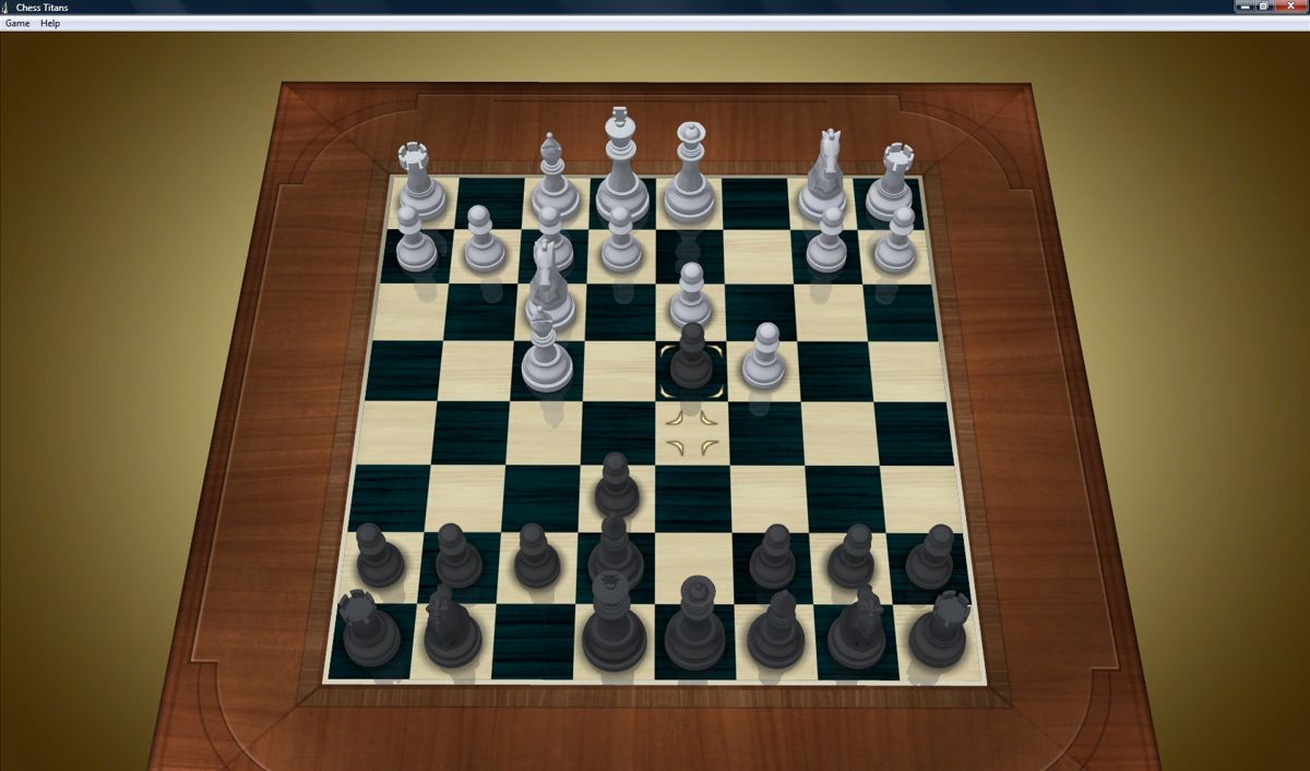 Microsoft Windows Vista (included games) (Windows) screenshot: Chess Titans - Wooden board