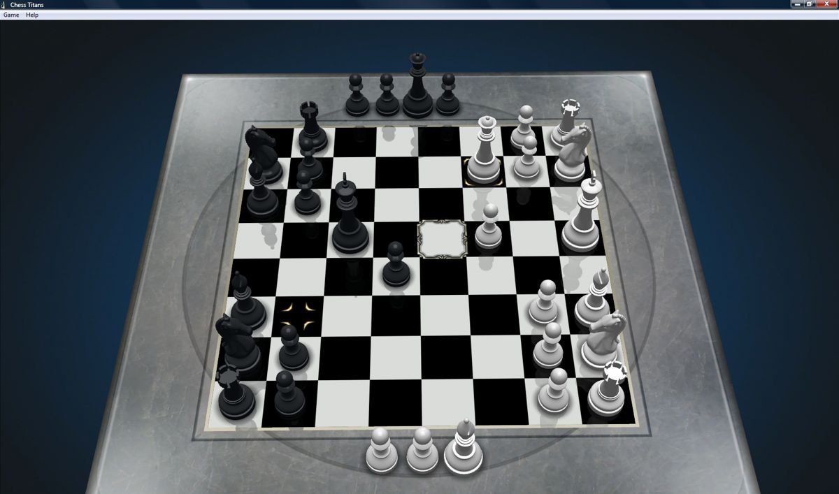 Microsoft Windows Vista (included games) (Windows) screenshot: Chess Titans - Porcelain board