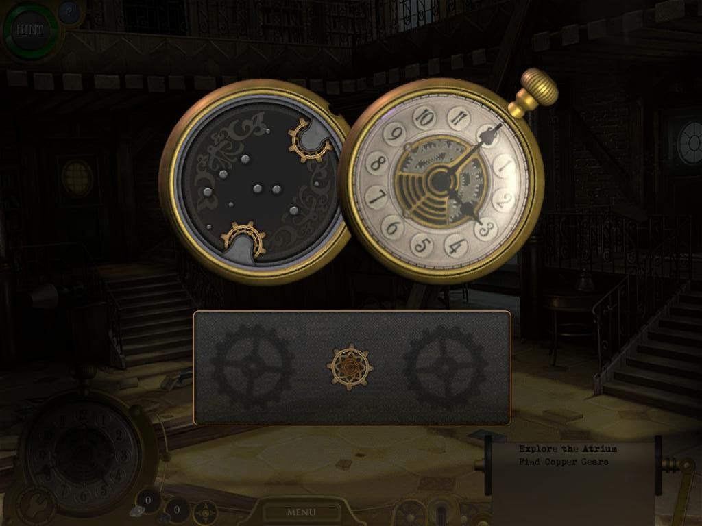 Lost in Time: The Clockwork Tower (iPad) screenshot: Pocket Watch - gear puzzle