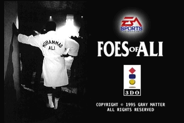 Foes of Ali (3DO) screenshot: Title screen