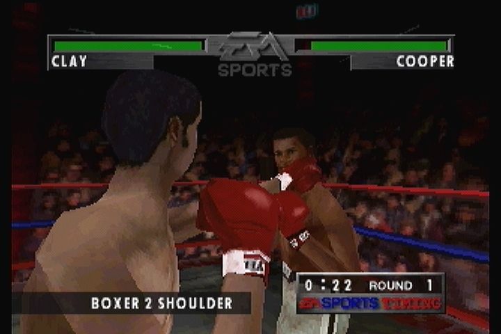 Foes of Ali (3DO) screenshot: Over the shoulder of your opponent.