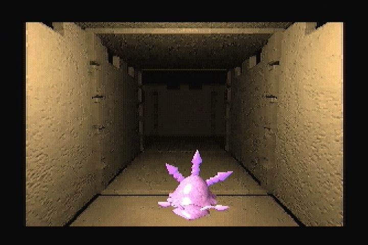 Seal of the Pharaoh (3DO) screenshot: Crazy pink blob enemy.