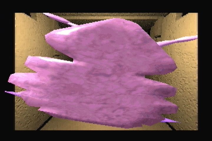 Seal of the Pharaoh (3DO) screenshot: Pink blob attacks!