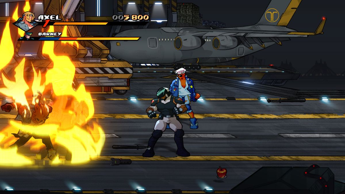 Streets of Rage 4 (Windows) screenshot: Axel performs a special move.