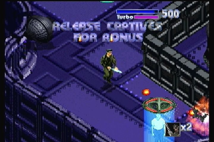 Mazer (3DO) screenshot: Meanwhile, rescue all the humans in stasis you can.