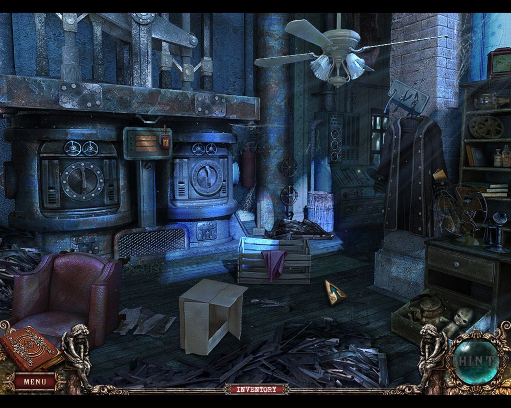 Fear for Sale: Mystery of McInroy Manor (Macintosh) screenshot: Boiler room
