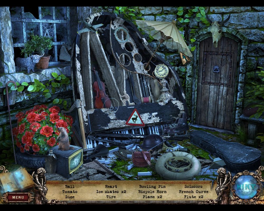 Fear for Sale: Mystery of McInroy Manor (Macintosh) screenshot: Grand piano - objects