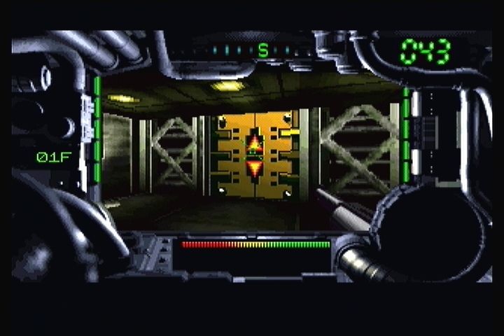 Iron Angel of the Apocalypse (3DO) screenshot: Elevators connect the levels.