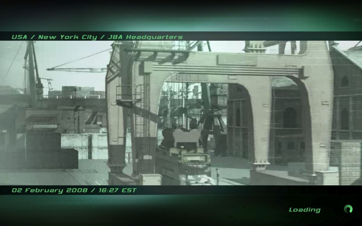 Tom Clancy's Splinter Cell: Double Agent (Windows) screenshot: Loading the first level.