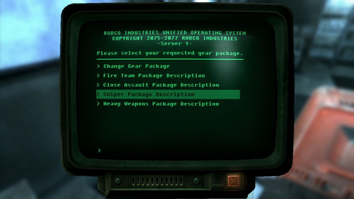 Fallout 3: Operation: Anchorage (PlayStation 3) screenshot: Selecting your team.