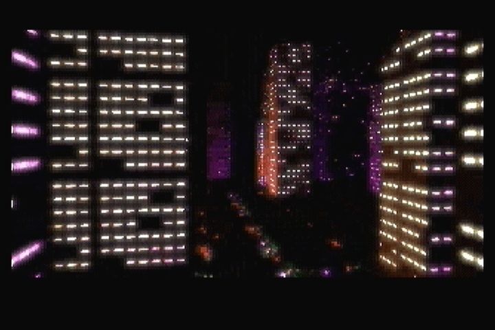 Iron Angel of the Apocalypse (3DO) screenshot: Intro movie. The city of... the future!