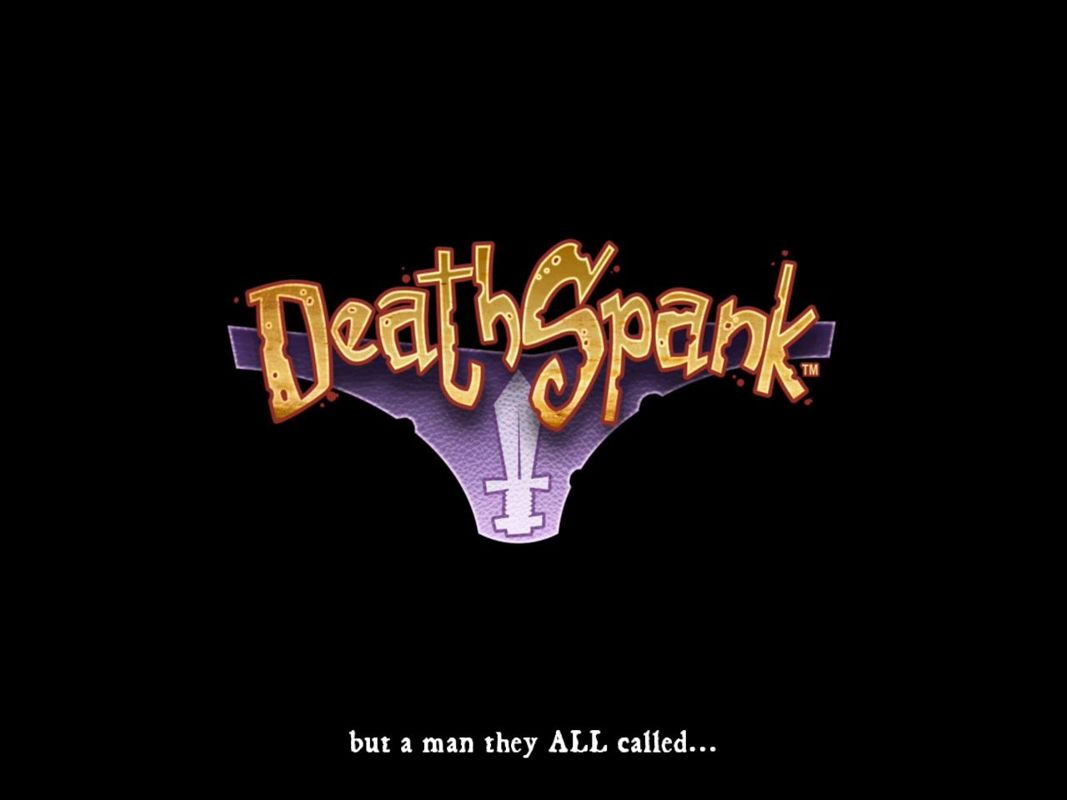 DeathSpank (Windows) screenshot: Intro Cutscene - An artsy introduction detailing who Deathspank is and what his ultimate quest is, told by an unknown female storyteller.