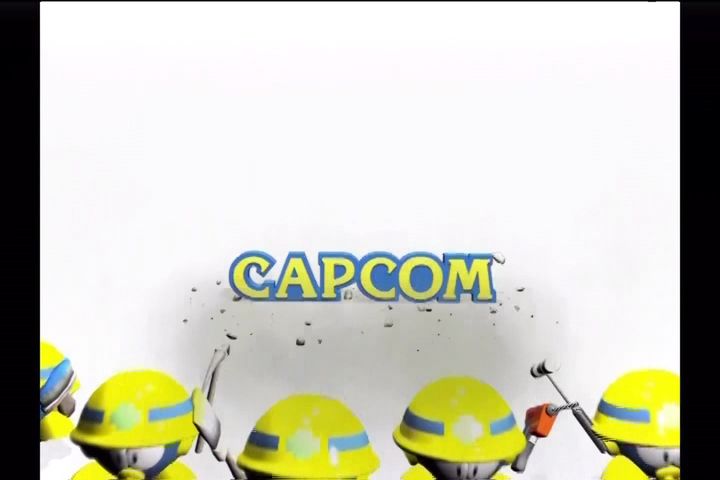 Mega Man: Anniversary Collection (GameCube) screenshot: Animated Mega Man-themed Capcom intro.