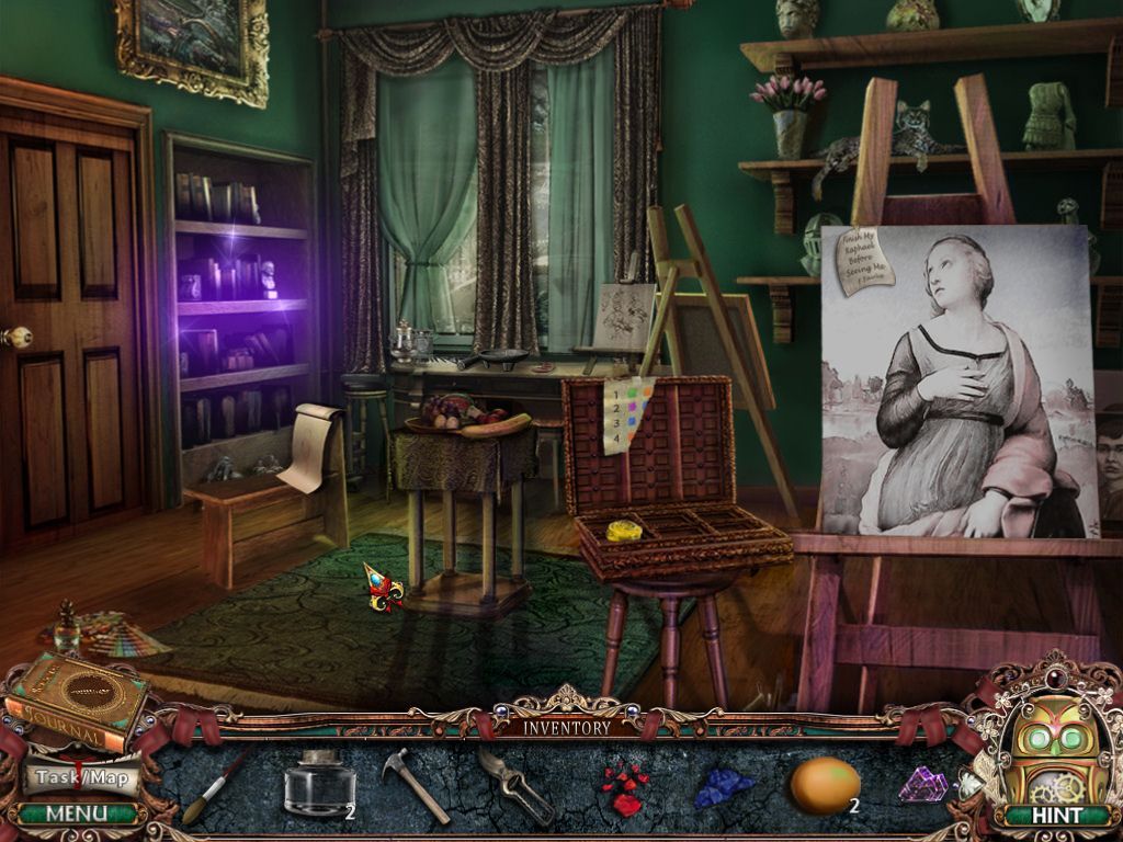 Victorian Mysteries: Woman in White (Macintosh) screenshot: Art Studio