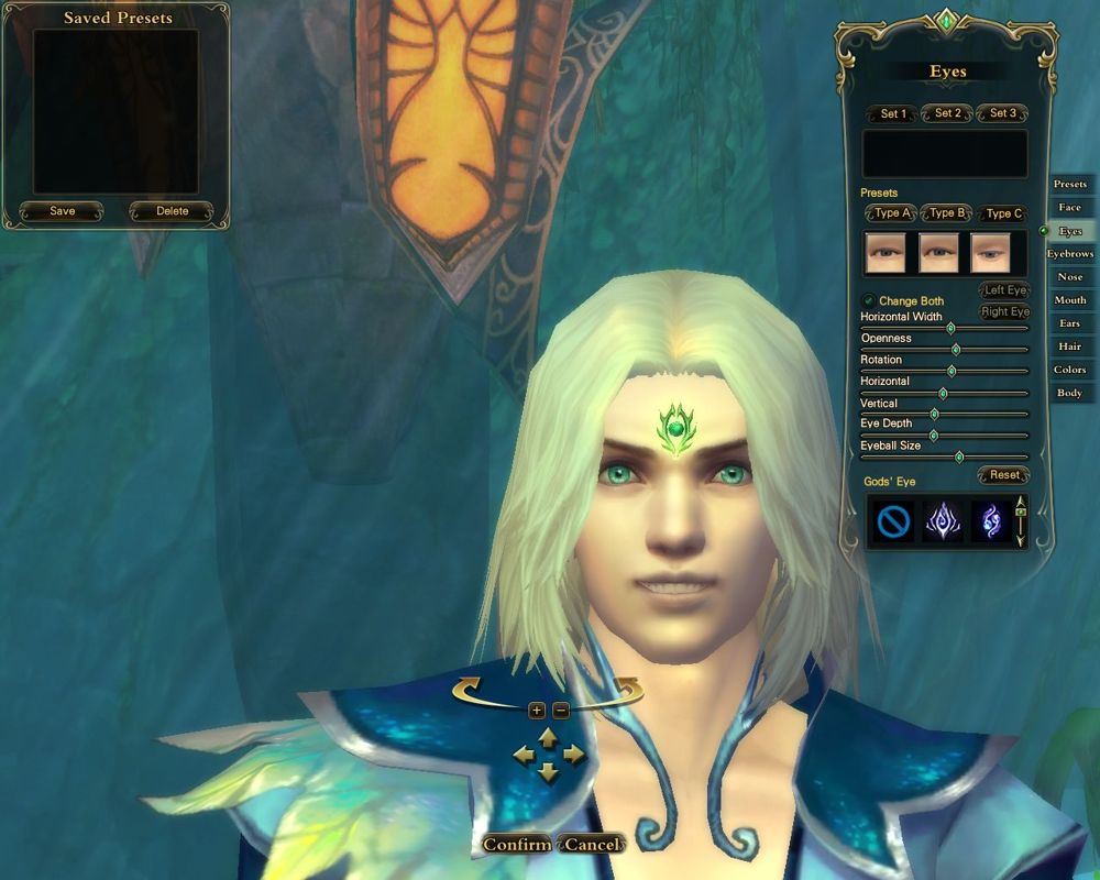 Perfect World International: Genesis (Windows) screenshot: Creating an Earthguard Mystic.