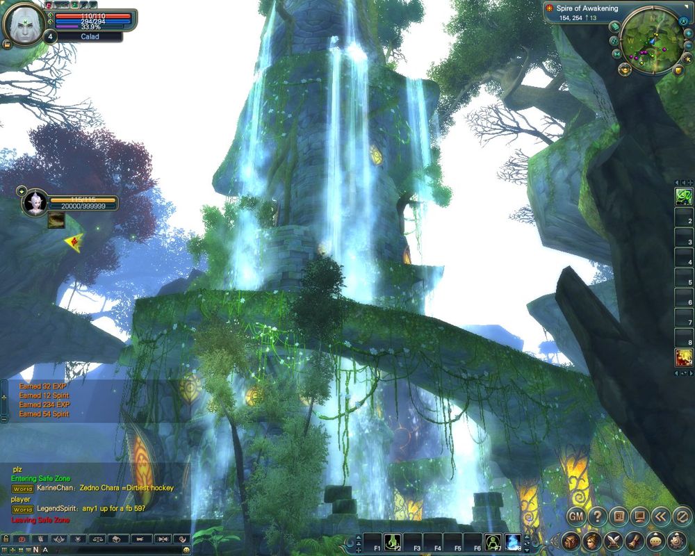 Perfect World International: Genesis (Windows) screenshot: The Spire of Awakening - Earthguard starting location.