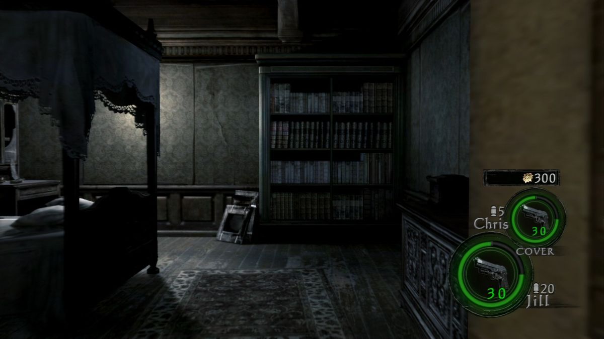 Resident Evil 5: Lost in Nightmares (PlayStation 3) screenshot: Opening doors is done in 1st-person perspective to elevate the scary mood.