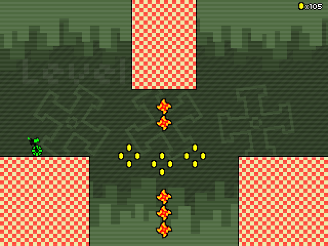 Give Up Robot 2 (Browser) screenshot: This will require some precise swinging.